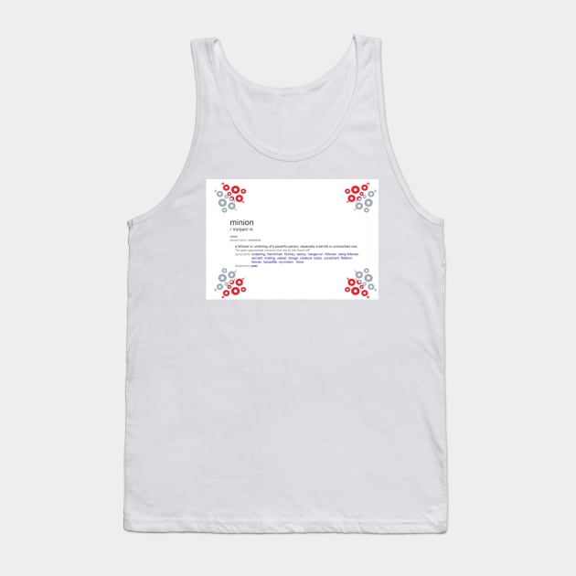 What is the meaning of minion Tank Top by fantastic-designs